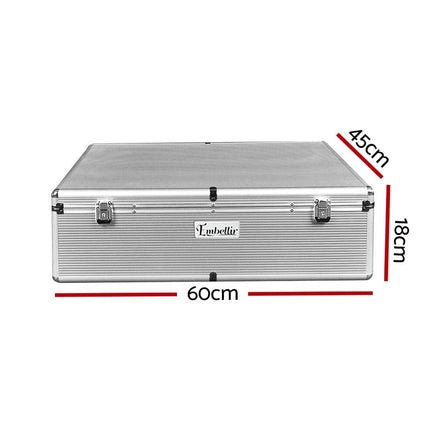 Embellir CD Case DVD Cases Storage Box 1000 Discs Aluminium Case DVD Folders Gift & Novelty Kings Warehouse 