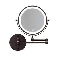 Embellir Extendable Makeup Mirror 10X Magnifying Double-Sided Bathroom Brown Health & Beauty Kings Warehouse 