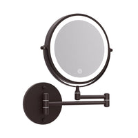 Embellir Extendable Makeup Mirror 10X Magnifying Double-Sided Bathroom Brown Health & Beauty Kings Warehouse 