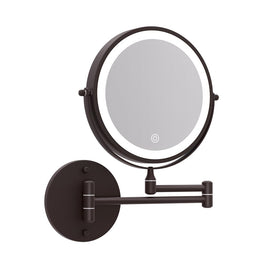 Embellir Extendable Makeup Mirror 10X Magnifying Double-Sided Bathroom Brown Health & Beauty Kings Warehouse 