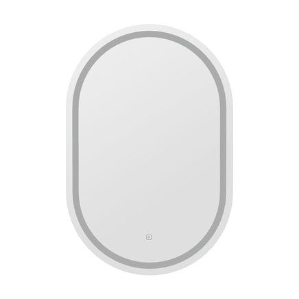 Embellir LED Wall Mirror With Light 50X75CM Bathroom Decor Oval Mirrors Vanity Home & Garden Kings Warehouse 