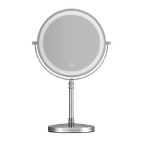 Embellir Makeup Mirror 20x20cm 10X Magnifying with LED Light Rotation Tabletop Health & Beauty Kings Warehouse 