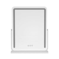 Embellir Makeup Mirror 40x50cm Hollywood Vanity with LED Light Strip Rotation Health & Beauty Kings Warehouse 
