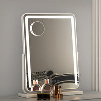 Embellir Makeup Mirror 40x50cm Hollywood Vanity with LED Light Strip Rotation Health & Beauty Kings Warehouse 