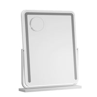 Embellir Makeup Mirror 40x50cm Hollywood Vanity with LED Light Strip Rotation Health & Beauty Kings Warehouse 