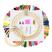 Embroidery Starter Kit Cross Stitch Kit DIY Hand Craft Stitch 50 Colour Kit Baby & Kids Kings Warehouse 