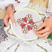 Embroidery Starter Kit Cross Stitch Kit DIY Hand Craft Stitch 50 Colour Kit Baby & Kids Kings Warehouse 