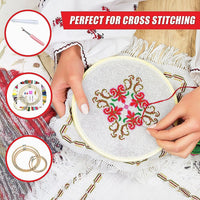 Embroidery Starter Kit Cross Stitch Kit DIY Hand Craft Stitch 50 Colour Kit Baby & Kids Kings Warehouse 