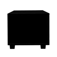 Entertainment Unit TV Cabinet 140cm Black Jim Furniture Kings Warehouse 