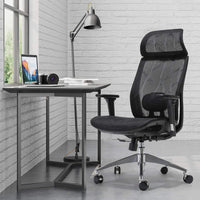 Ergonomic office chair Breathable High-Back Mesh Adjustable Lumbar Support 3D Armrests Tilt Function 360° Rotating Wheels Furniture Kings Warehouse 