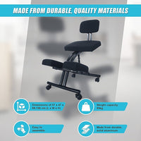 Ergonomic Office Kneeling Chair Furniture Kings Warehouse 