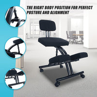 Ergonomic Office Kneeling Chair Furniture Kings Warehouse 