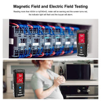 ERICKHILL EMF Meter Digital Electromagnetic Field Radiation Detector Machine Tools Kings Warehouse 