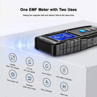 ERICKHILL EMF Meter Digital Electromagnetic Field Radiation Detector Machine Tools Kings Warehouse 