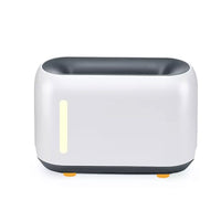 Essential Oil Aroma Diffuser and Remote - White 240ml Flame Fire Style Air Humidifier Kings Warehouse 