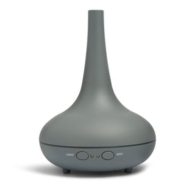 Essential Oil Diffuser Ultrasonic Humidifier Aromatherapy LED Light 200ML 3 Oils - Matte Grey Appliances Kings Warehouse 