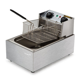 EuroChef Commercial Electric Deep Fryer Frying Basket Chip Cooker Fry Scoop Appliances Kings Warehouse