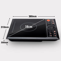 EuroChef Electric Induction Cooktop Portable Kitchen Cooker Ceramic Cook Top Appliances Kings Warehouse 