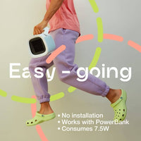 EVAPOLAR evaCHILL - Personal Portable Air Cooler and Humidifier, with USB Connectivity and LED Light, Grey End of Year Clearance Sale Kings Warehouse 