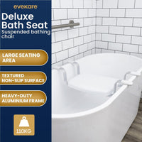 Evekare Deluxe Bath Seat Suspended Bathing Chair Kings Warehouse 