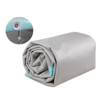 Everfit GoFun 4X1M Inflatable Air Track Mat Tumbling Floor Home Gymnastics Green Sports & Fitness Kings Warehouse 