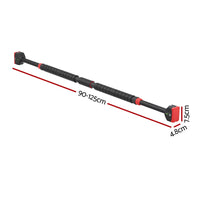 Everfit Pull Up Bar 90CM-125CM Doorway Chin Up Horizontal Bar Gym Sports & Fitness Kings Warehouse 