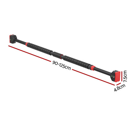 Everfit Pull Up Bar 90CM-125CM Doorway Chin Up Horizontal Bar Gym Sports & Fitness Kings Warehouse 