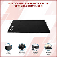 Exercise Gym Mat Gymnastics Martial Arts Yoga Karate Judo Sports & Fitness Kings Warehouse 