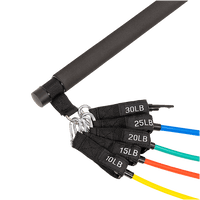 Exercise Pilates Bar Kit Resistance Bands Yoga Fitness Stretch Workout Gym Sports & Fitness Kings Warehouse 