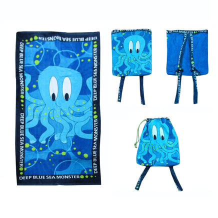 Extra Large Beach Towel N Bag Octopus Home & Garden Kings Warehouse 