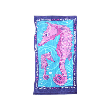 Extra Large Beach Towel N Bag Seahorse Home & Garden Kings Warehouse 