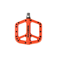 Extra Large MTB Flat Pedal Orange Nylon Composite 208g Stud Pin Grips ORANGE Rockbros Kings Warehouse 