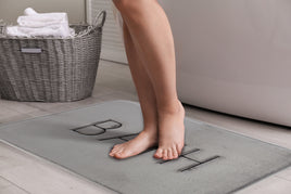 Extra Thick Memory Foam & Super Comfort Bath Rug Mat for Bathroom (60 x 40 cm, Grey) Boxing Day Bash Kings Warehouse 