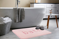 Extra Thick Memory Foam & Super Comfort Bath Rug Mat for Bathroom (60 x 40 cm, Pink) Boxing Day Bash Kings Warehouse 