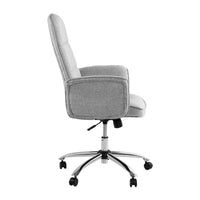 Fabric Office Chair Computer Chairs Grey Furniture Kings Warehouse 