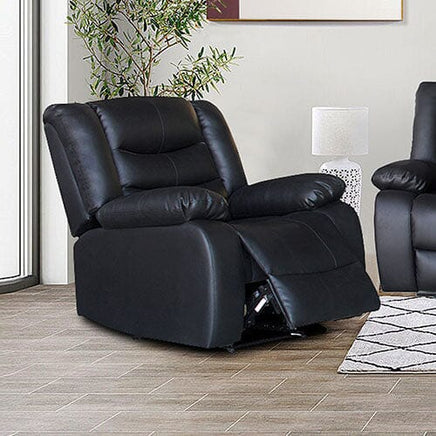 Fantasy Recliner Pu Leather 1R Black Furniture Kings Warehouse 