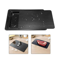 Fast Defrosting Meat Tray FDA Approved Large Miracle Aluminium Thawing Plate Home & Garden Kings Warehouse 