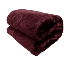 Faux Mink Throw Rug Wine Home & Garden Kings Warehouse 