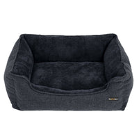 FEANDREA 70cm Dog Sofa Bed with Removable Washable Cover Dark Grey Kings Warehouse 