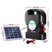 Fence Energiser 20KM Solar Powered 1.2J Electric Kings Warehouse 