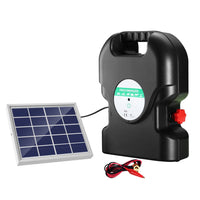 Fence Energiser 20KM Solar Powered 1.2J Electric Kings Warehouse 