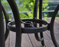 Fiji Metal Outdoor Dining table Furniture Kings Warehouse 