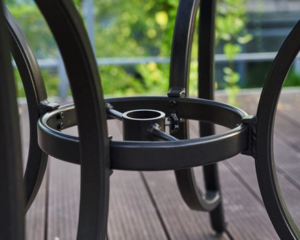 Fiji Metal Outdoor Dining table Furniture Kings Warehouse 