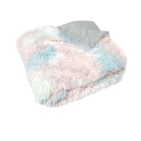 Finley Multi Colour Collection Shaggy Throw Rug 127 x 152cm Pastel Hues Home & Garden Kings Warehouse 