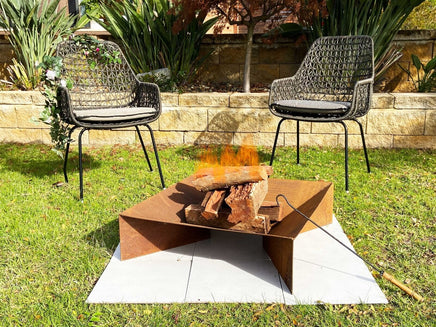 Firepit with Ash Tray with 0.11 Mild Steel" Home & Garden Kings Warehouse 