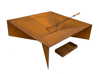 Firepit with Ash Tray with 0.11 Mild Steel" Home & Garden Kings Warehouse 