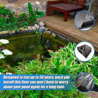 Fish Pond Liner 3 x 4.6m x 0.5mm Garden Pool Membrane Reinforced Home & Garden KingsWarehouse 