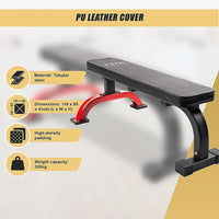 Fitness Flat Bench Weight Press Gym Home Strength Training Exercise Sports & Fitness Kings Warehouse 