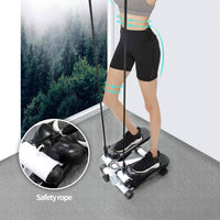 Fitness Stair Stepper Twist Household Hydraulic Stepper Resistance Bands Home Gym Kings Warehouse 