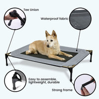 Floofi Elevated Camping Pet Bed (M Army) Kings Warehouse 